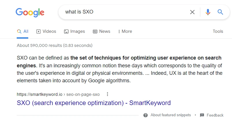 Featured Snippet Example- Paragraphs Snippet