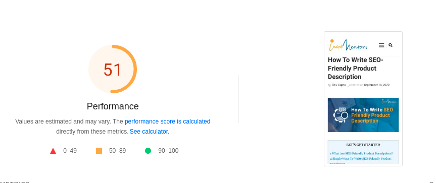 Mobile Speed Test- Performance