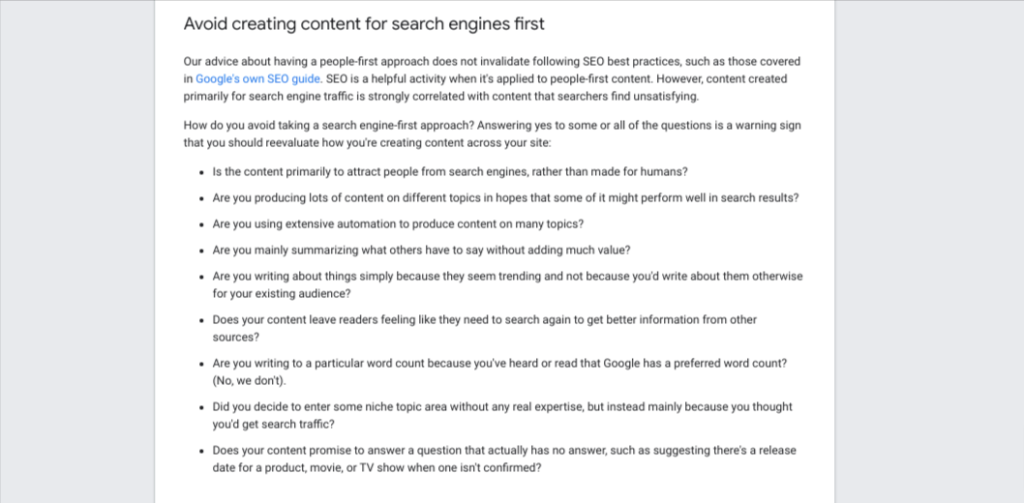 search engine Seo trends - Google algorithm update