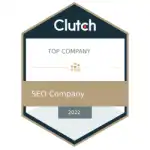 clutch top seo company 2022 award